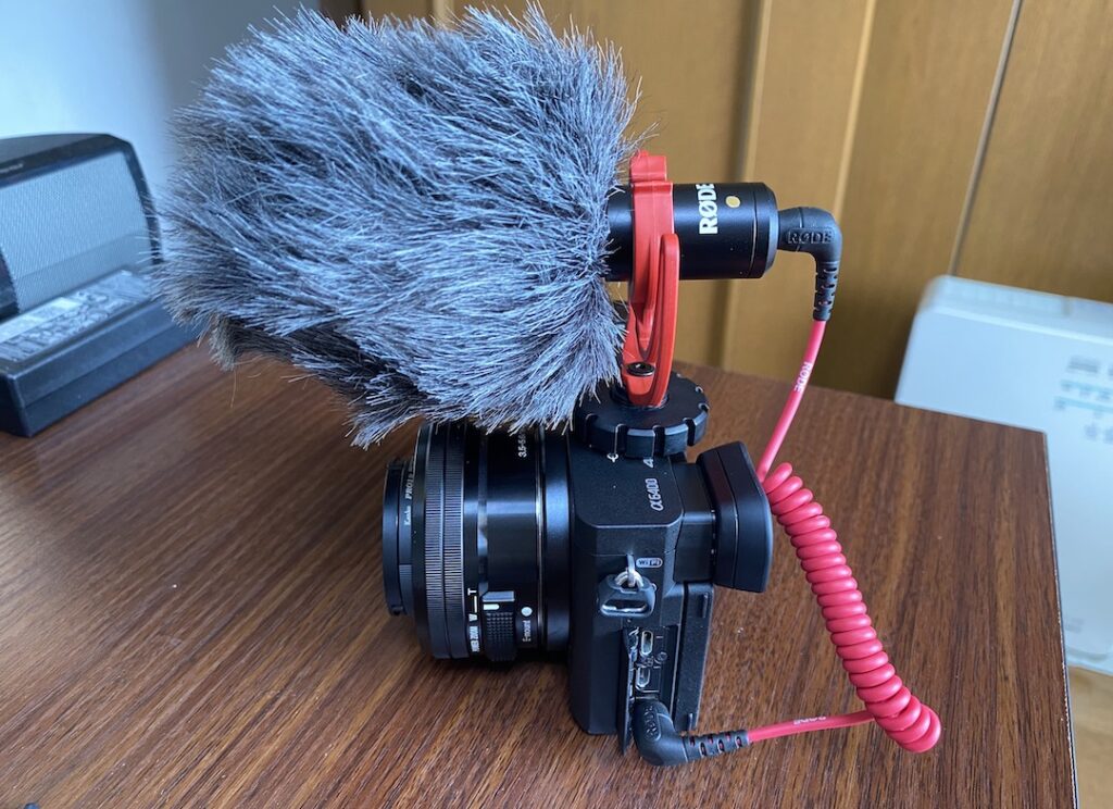 外部マイク！α6400やα6500などにピッタリ！動画撮影！動画投稿に最適！美品 外部マイク！α6400やα6500などにピッタリ！動画撮影！動画投稿に